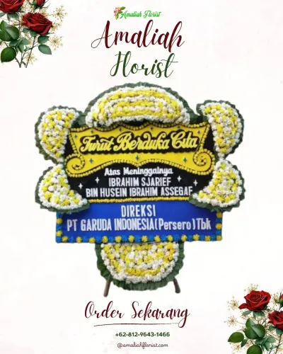Papan Bunga Duka di Kadujaya