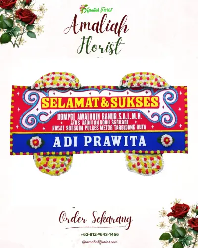 Karangan Bunga Ucapan Selamat di Kadujaya