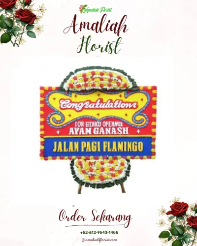 Bunga Papan Congratulation di Kadujaya